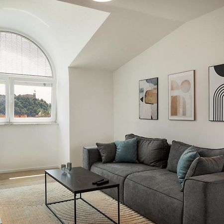 Luxe Penthouse With A Castle View Λιουμπλιάνα Εξωτερικό φωτογραφία