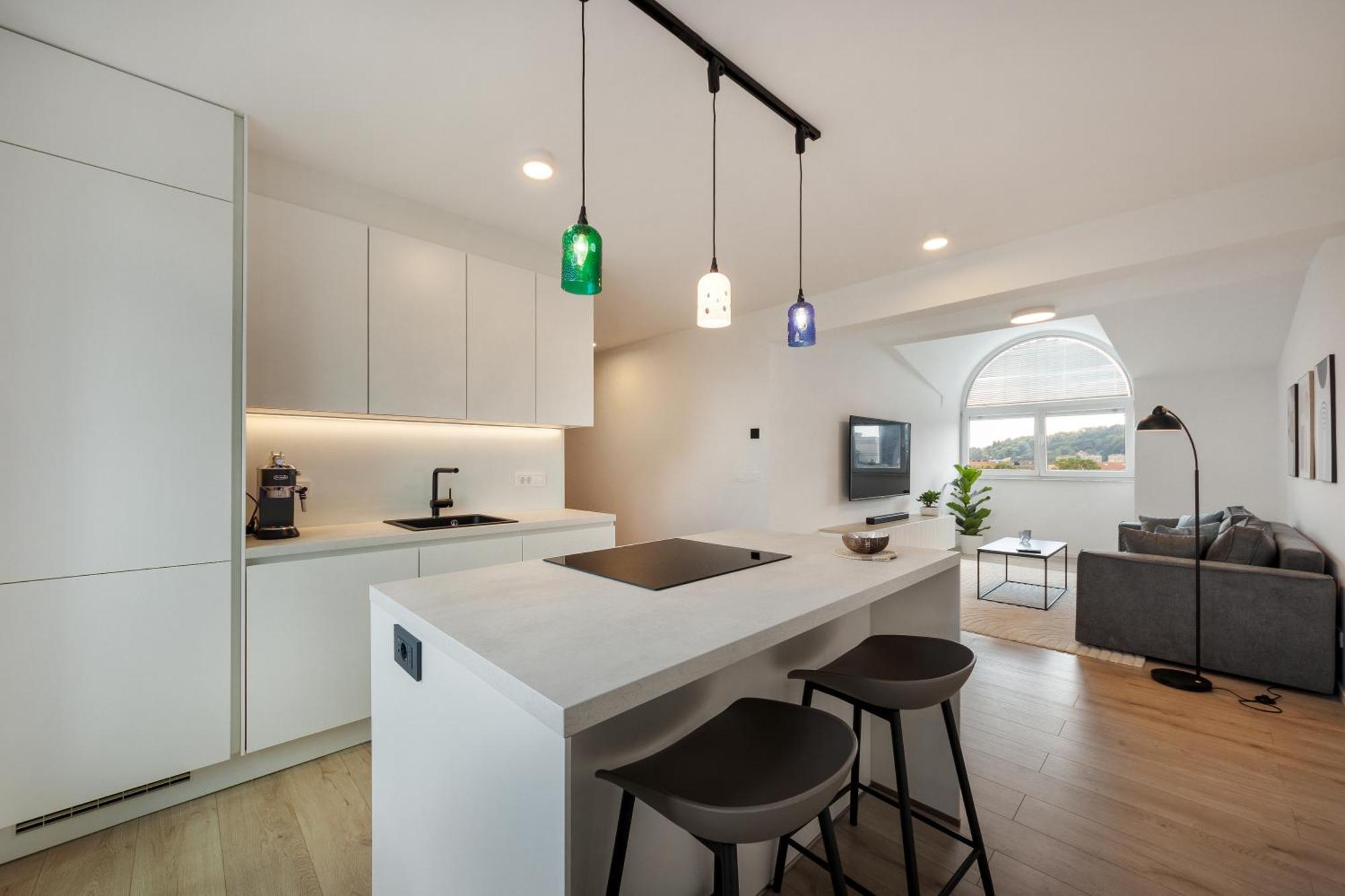 Luxe Penthouse With A Castle View Λιουμπλιάνα Εξωτερικό φωτογραφία